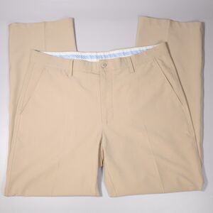 FootJoy Men's 36 Traditional Performance Golf Pants Beige Lightweight 32" inseam